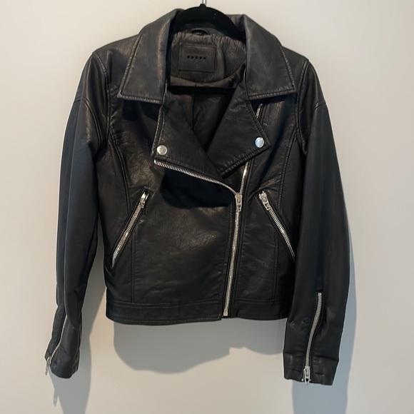 BlankNYC Vegan Leather Black Moto Jacket - Picture 5 of 8